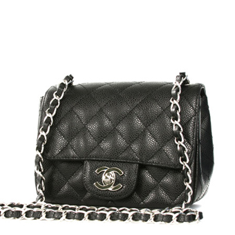 CHANEL シャネル バッグ コピー ショルダーバッグ A35200 マトラッセライン キャビアスキン ミニショルダーバッグ ブラック